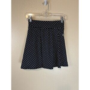 Dona Jo 1 S Skort Polka Dot Black Golf Pickleball Tennis Athletic Active Skirt